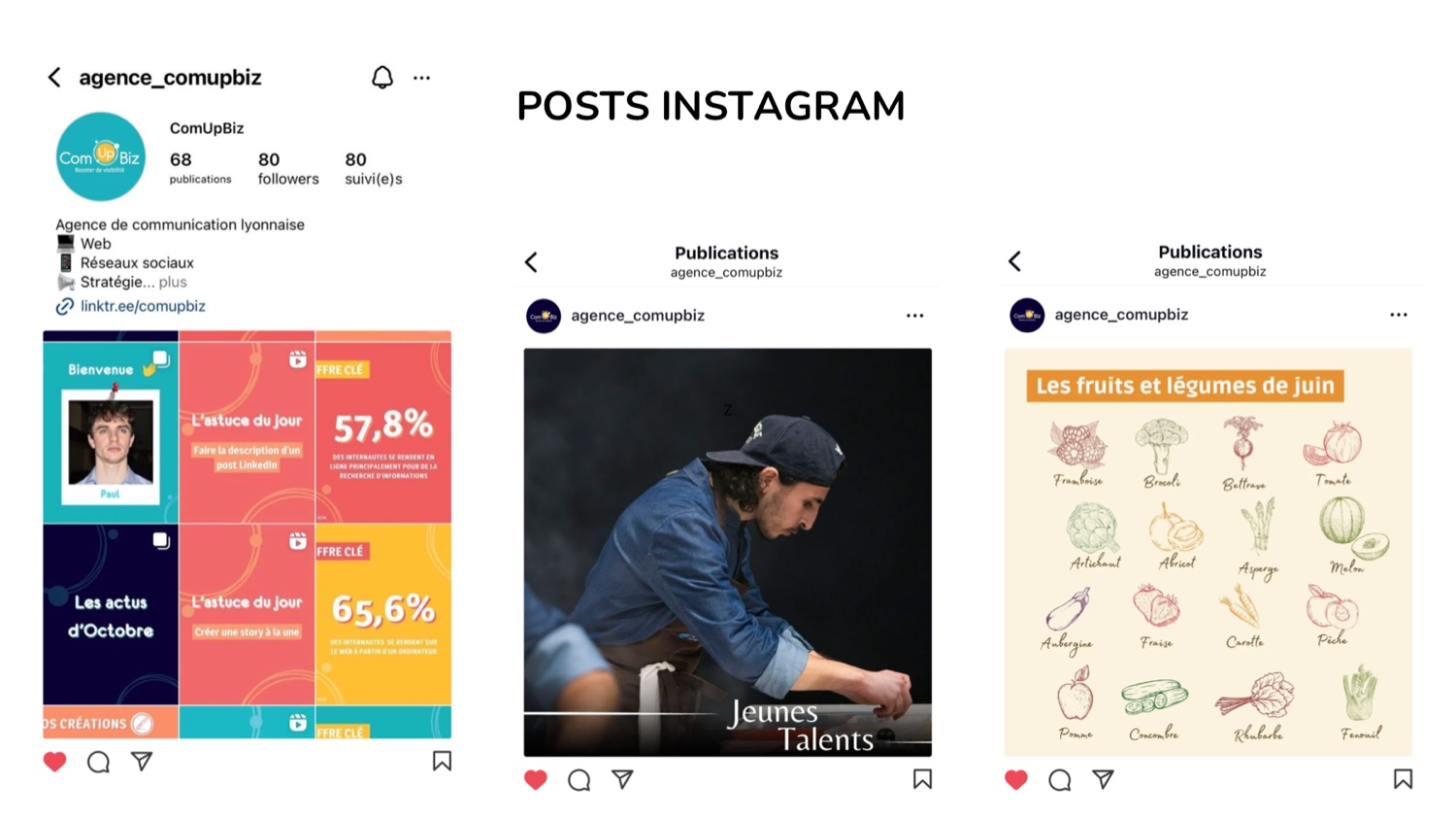 Identité visuelle & réseaux sociaux chez ComUpBiz, visuel 3 sur 3
