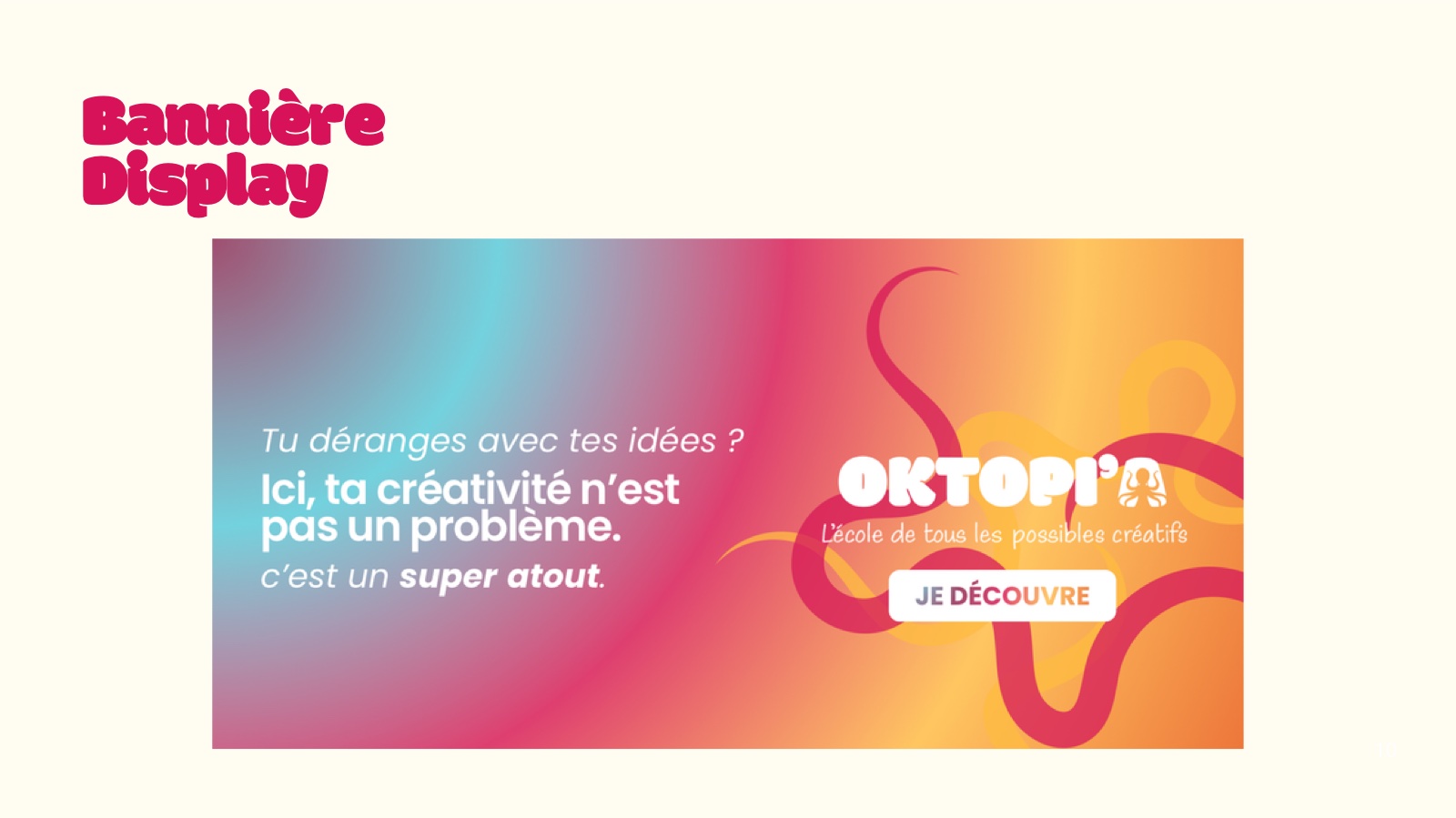 OKTOPI'A : Identité d'une école créative, visuel 3 sur 3