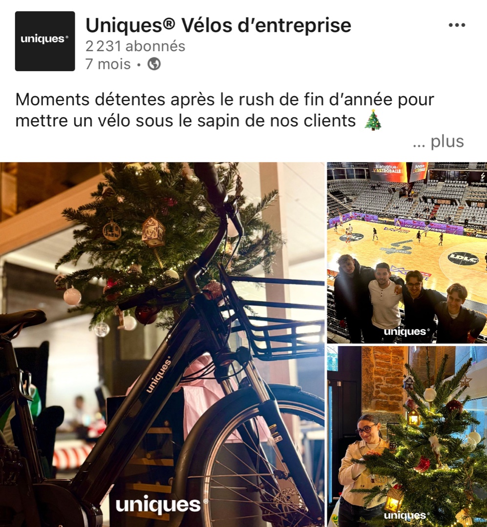 Stratégie digitale & supports de communication chez Uniques Entreprises, publication LinkedIn 5